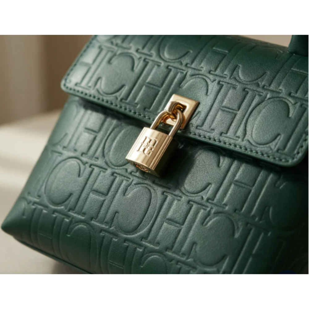 Embossed PU Leather Tote Bag, Large Capacity Letter Design Shoulder Purse