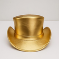Handmade Metallic Purple Leather Top Hat – Steampunk Gothic Festival Hat , Multiple Colors Available