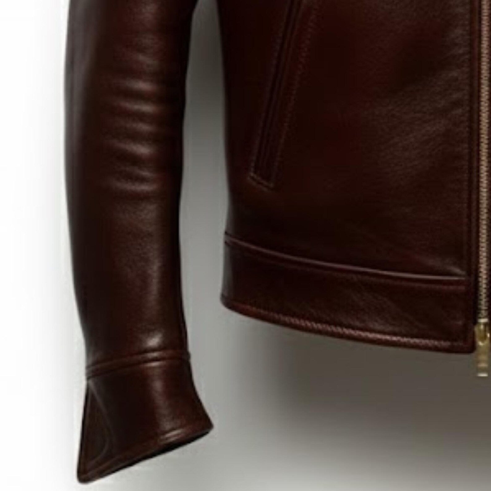 Handcrafted Brown Real Leather Jacket Men – Vintage Cafe Racer Coat