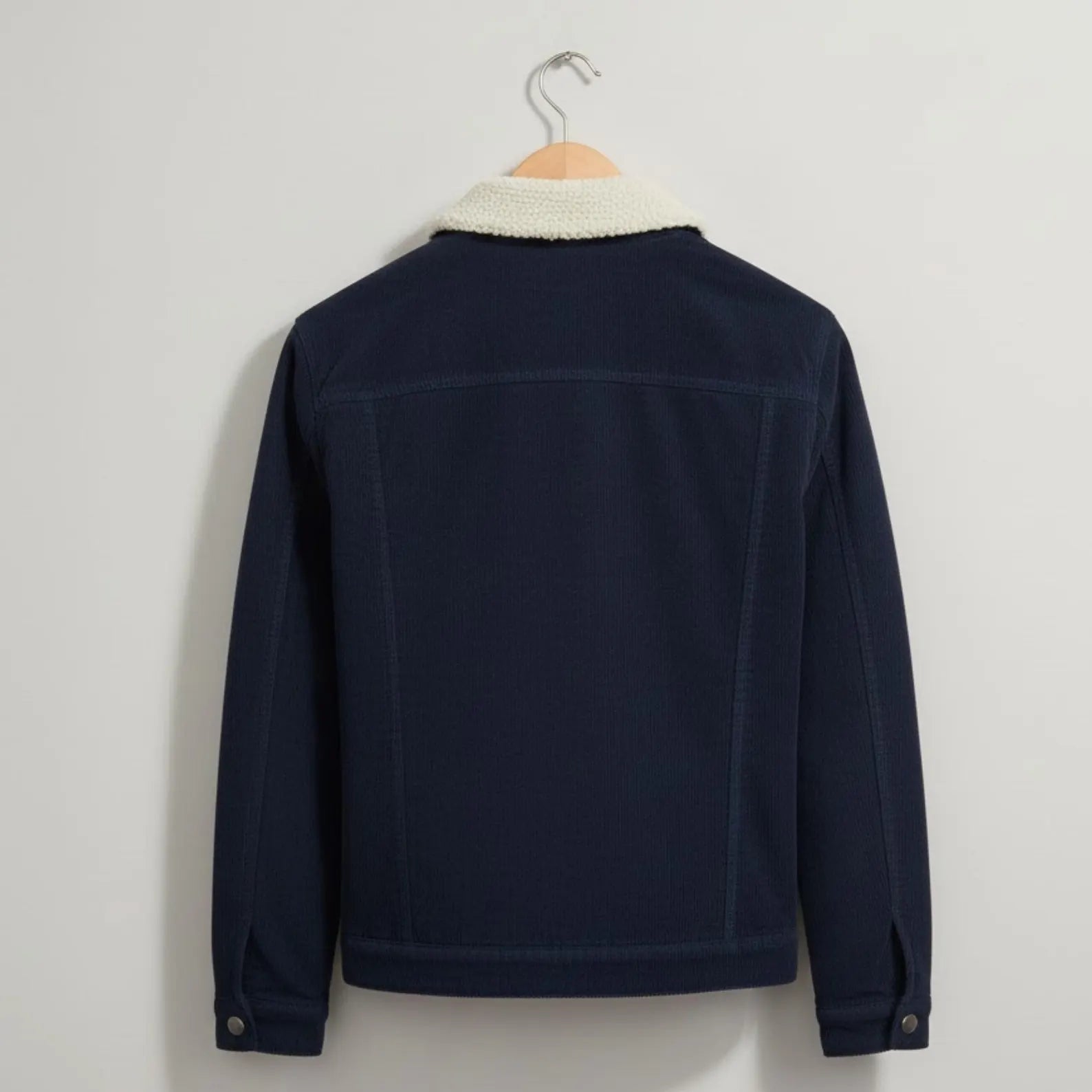 Handcrafted Corduroy Sherpa Trucker Jacket - Warm Winter Essential by Fashion Mode Apparel