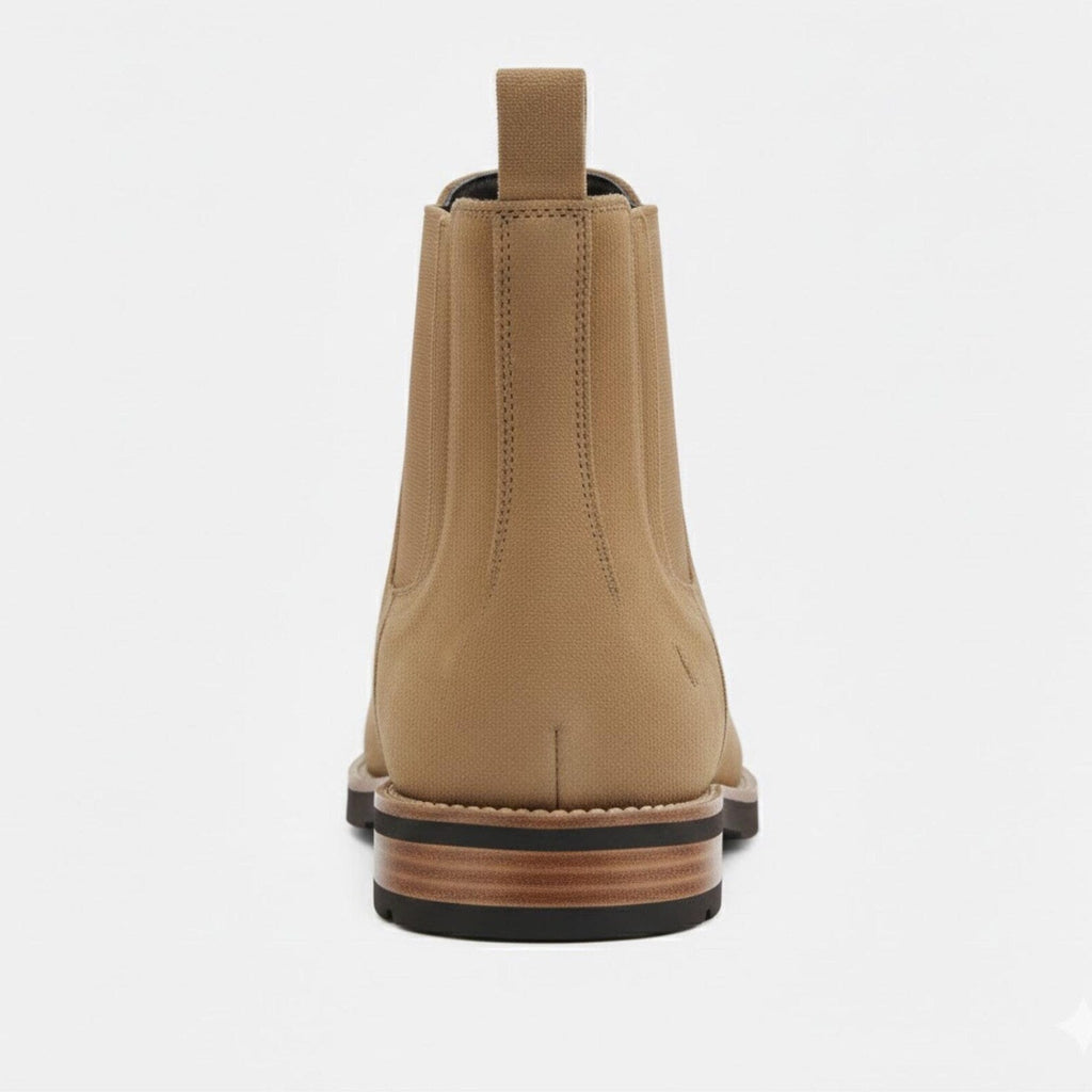 Handmade Tan Suede Chelsea Boot – Mens Casual Ankle Boots for Daily Wear