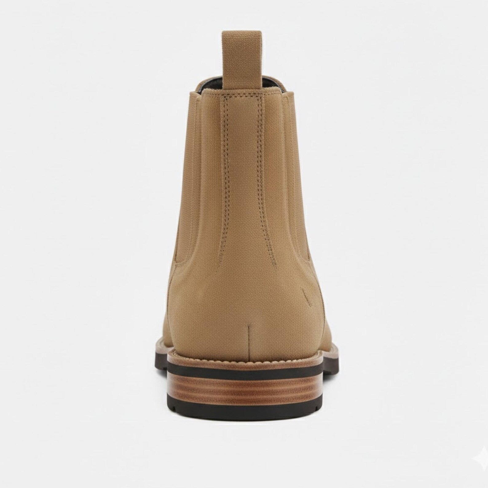 Handmade Tan Suede Chelsea Boot – Mens Casual Ankle Boots for Daily Wear