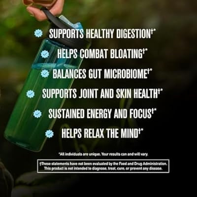Roundhouse Provisions Morning Kick Greens Superfood Powder – Zero Sugar, Strawberry Lemonade, 30 Servings