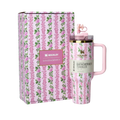 LoveShackFancy x Stanley Quencher H2.0 FlowState Tumbler 40 oz – Blooming Heirloom Limited Edition